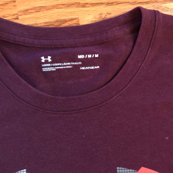 Men’s Under Armour Maroon and Orange - Picture 2 of 3